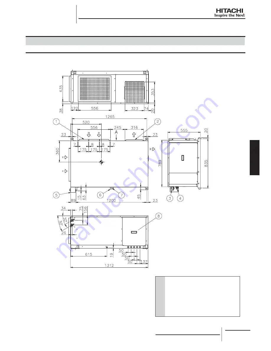 Hitachi RCD-2.0FSNE Installation And Operation Manual Download Page 165