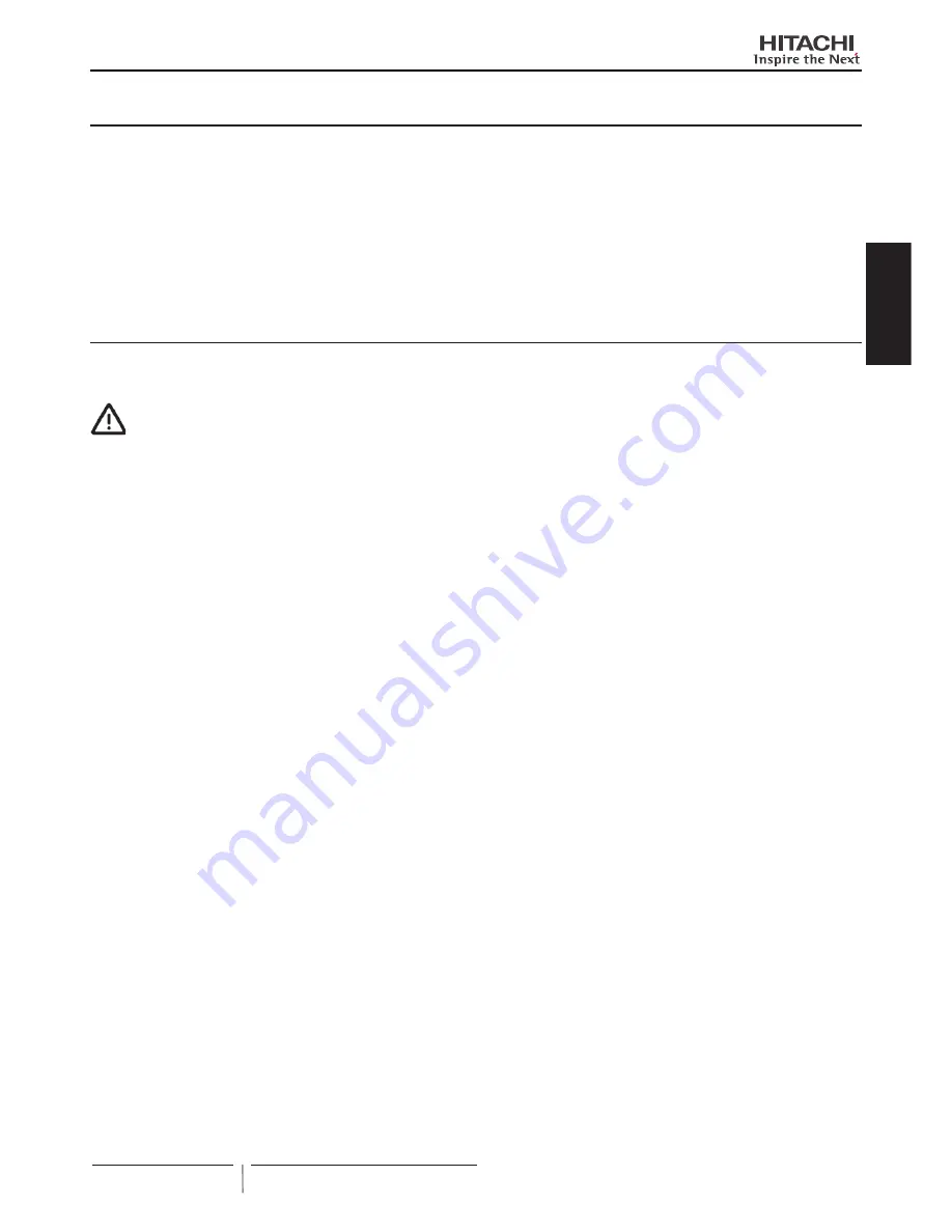 Hitachi RCD-2.5FSN2 Installation And Operation Manual Download Page 14