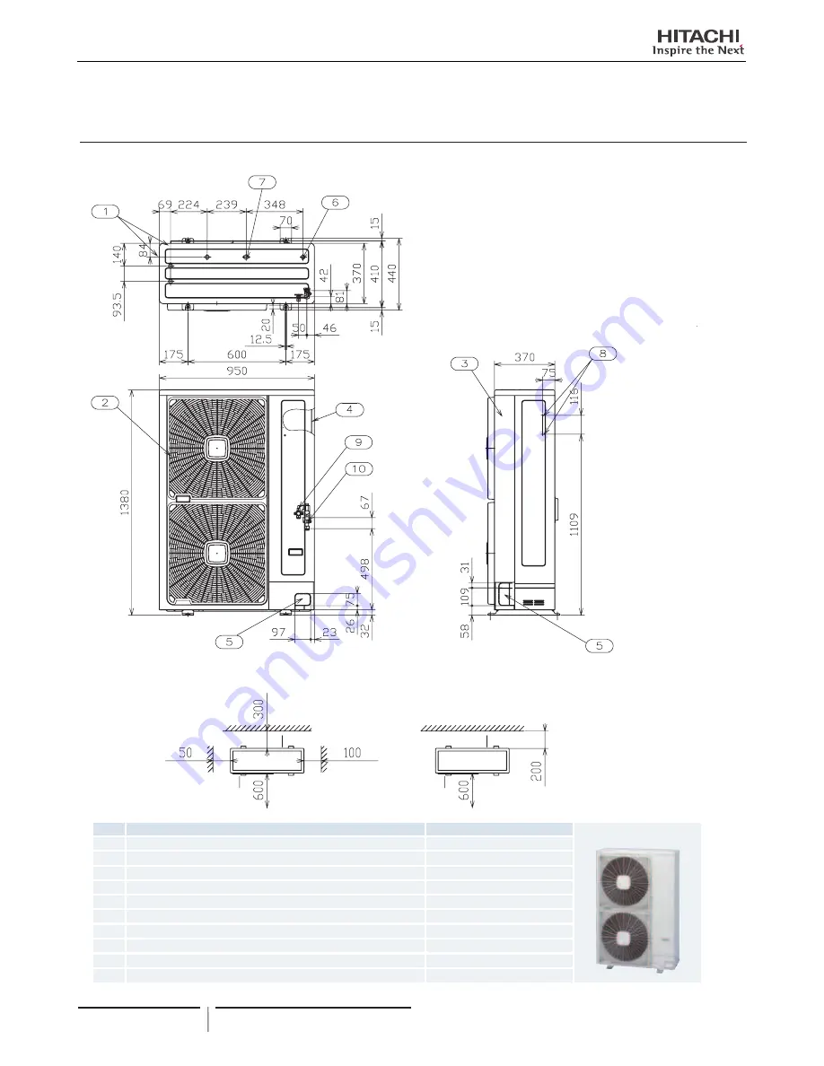 Hitachi RCD-2.5FSN2 Installation And Operation Manual Download Page 25