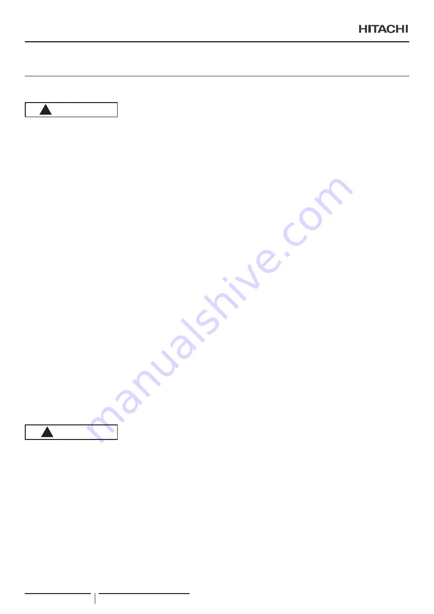 Hitachi RCI-3.0UFE1NH Installation & Maintenance Manual Download Page 18