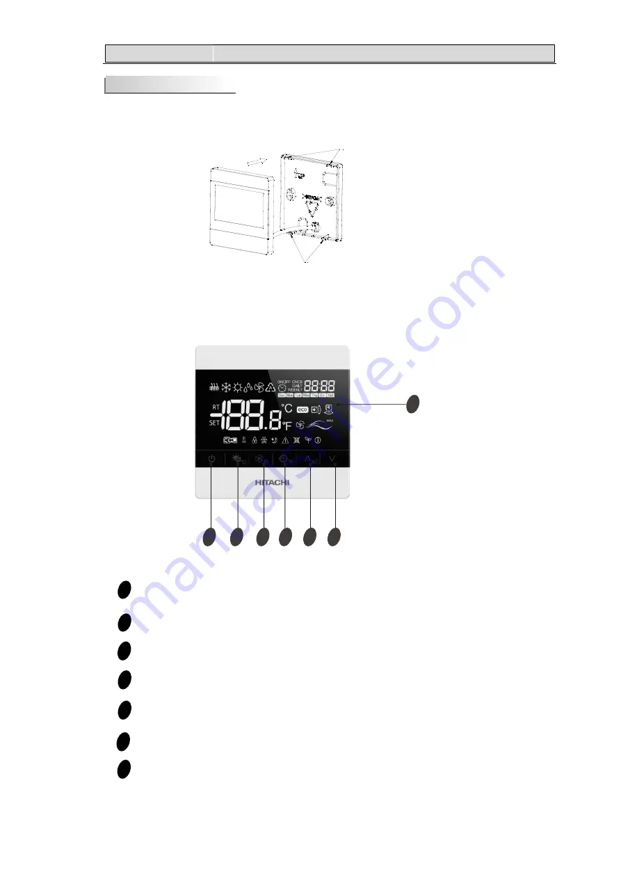 Hitachi RCI-3.0UFE1NH Скачать руководство пользователя страница 6