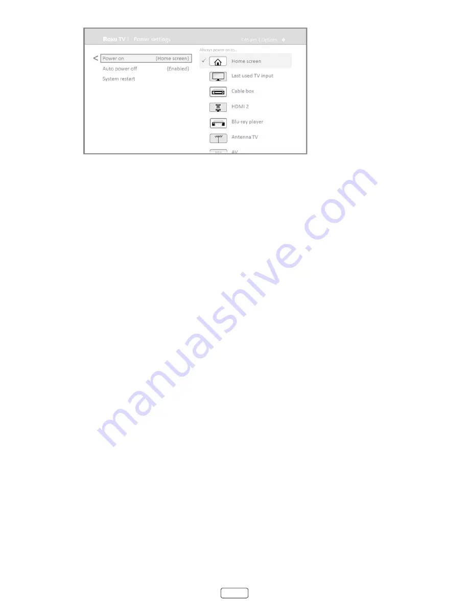 Hitachi Roku TV 50R8 Owner'S Manual Download Page 62