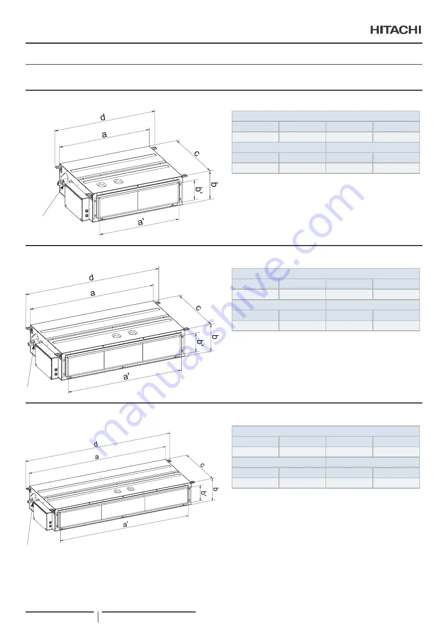 Hitachi RPI-1.5FSRE Installation & Operation Manual Download Page 210