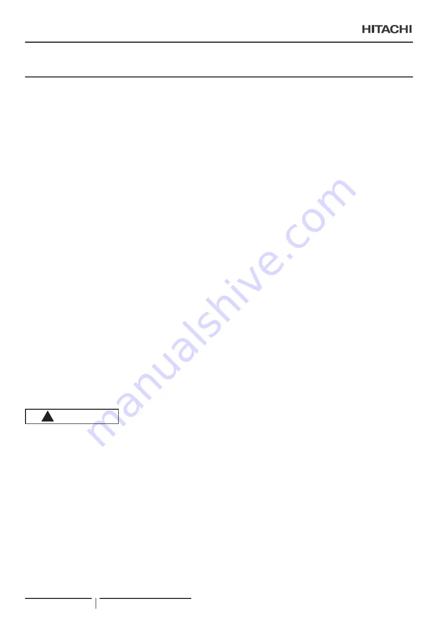 Hitachi RPIH-3.5UFE1NH Installation & Maintenance Manual Download Page 14