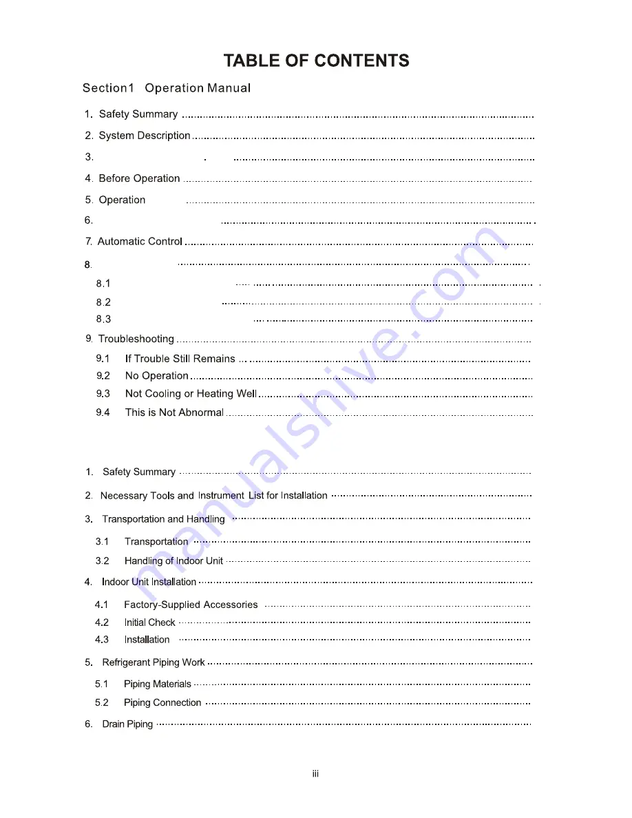 Hitachi RPK-0.8FSNQS Operation & Installation Manual Download Page 4