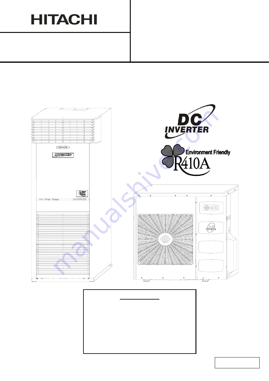 Hitachi RPS-90AN Instruction Manual Download Page 1