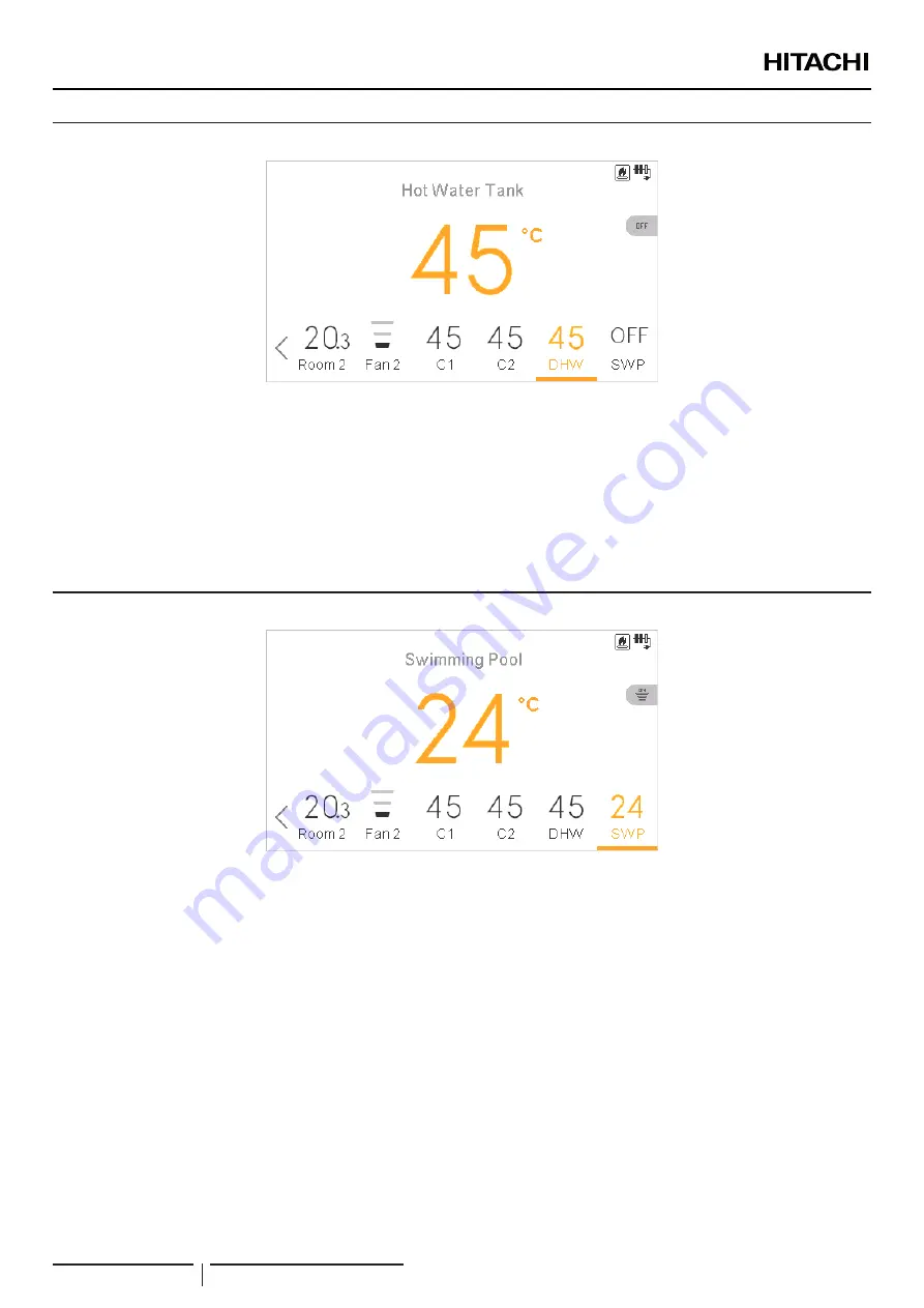 Hitachi RWH-4.0NFE Installation & Operation Manual Download Page 208