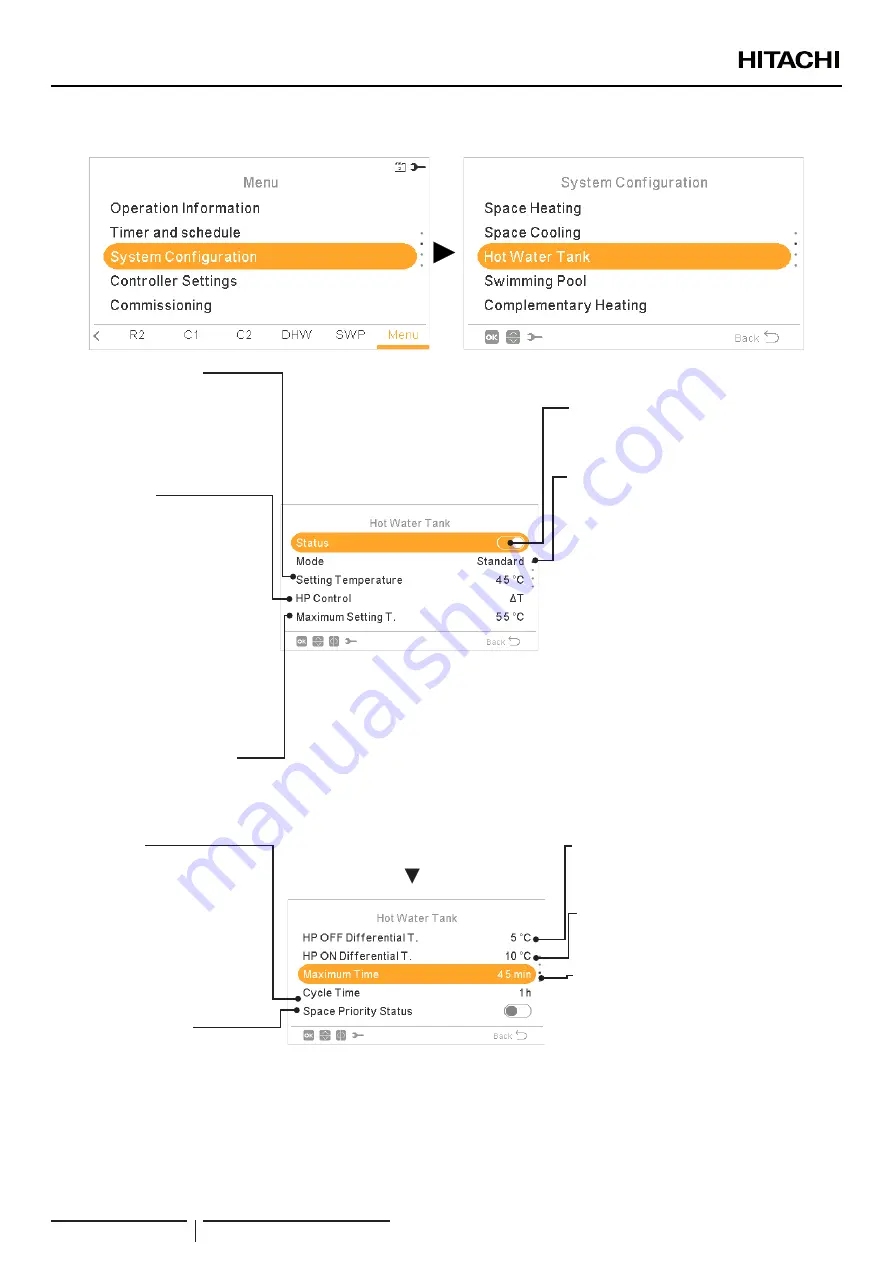 Hitachi RWH-4.0NFE Installation & Operation Manual Download Page 310