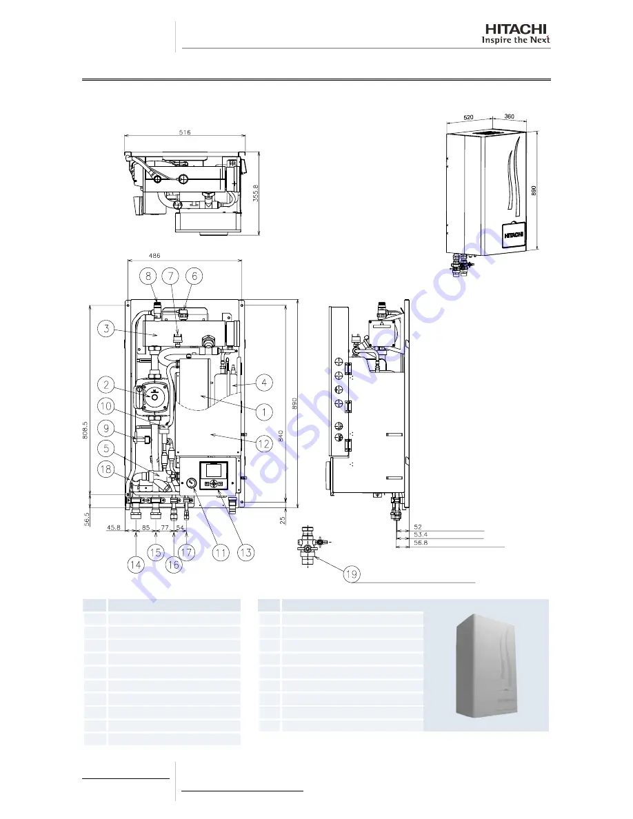 Hitachi RWM-(H)FSN3E Technical Catalogue Download Page 96