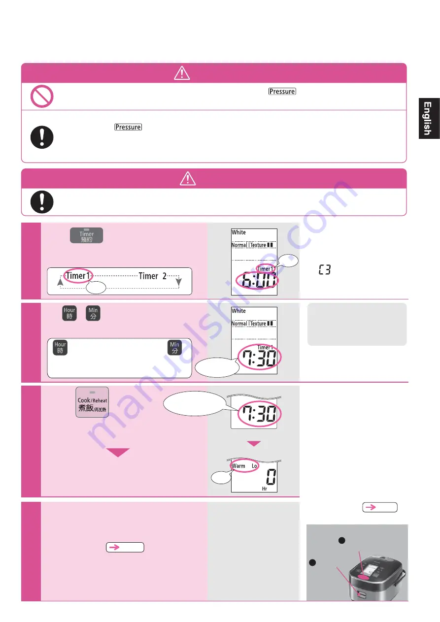 Hitachi RZ-W3000YH Operating Instruction And Cook Book Download Page 23