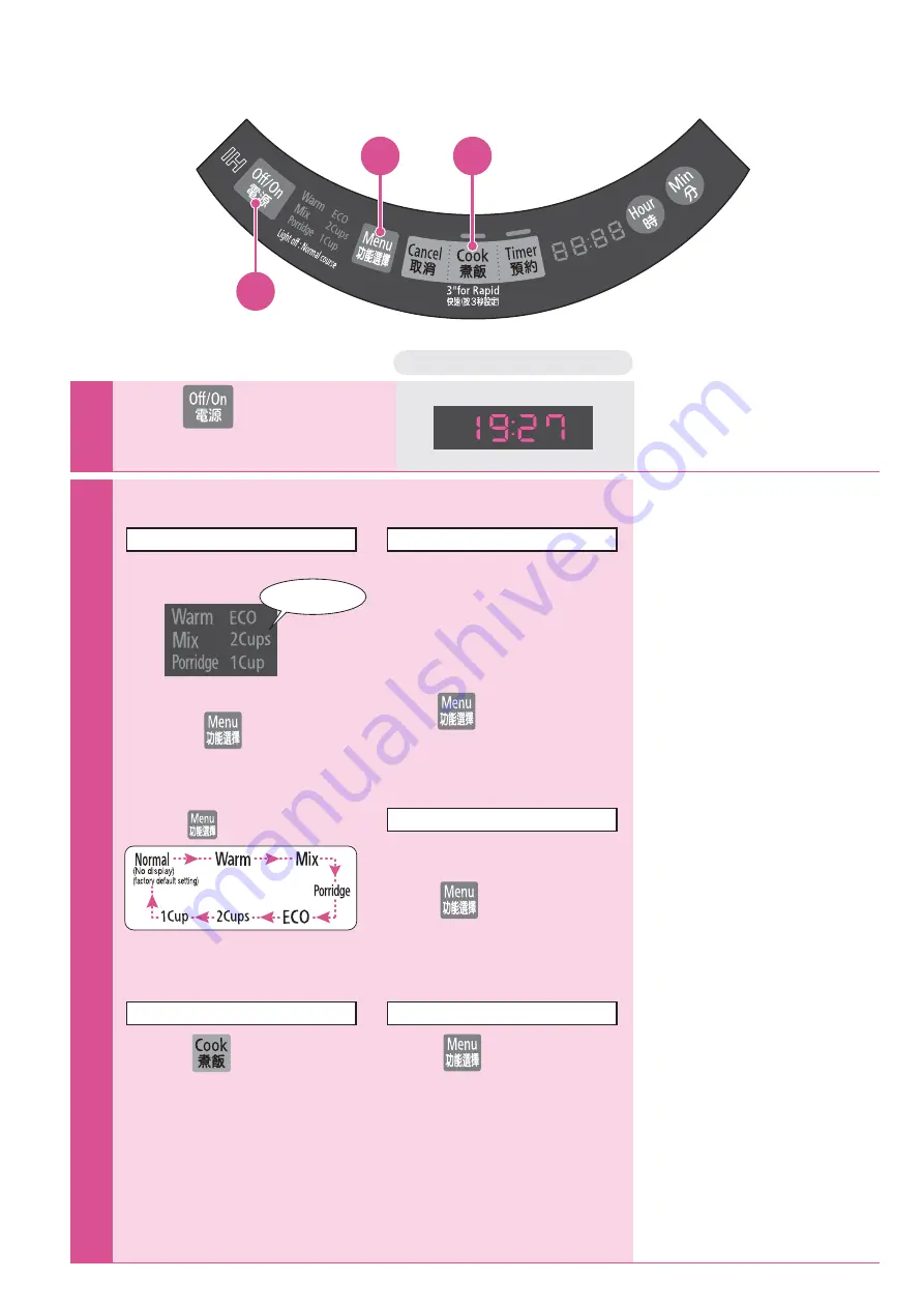 Hitachi RZ-WS4Y Operating Instructions Manual Download Page 14