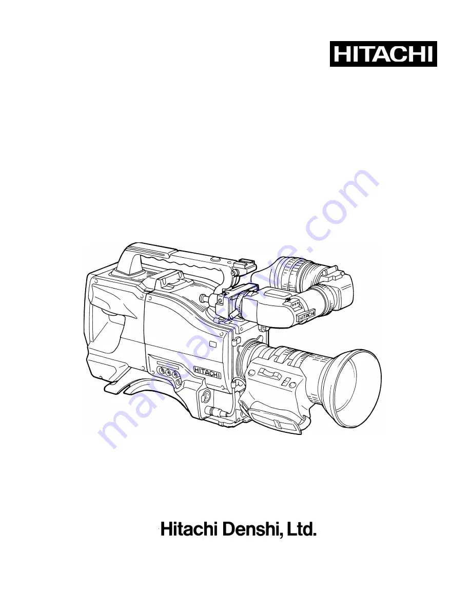 Hitachi S-3000 Operating Instructions Manual Download Page 1