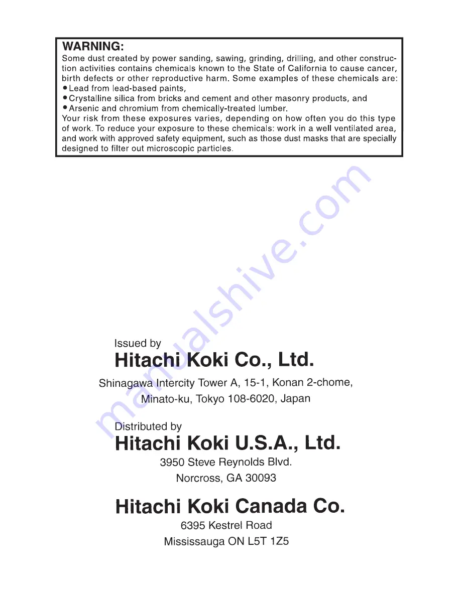 Hitachi SB-110 Instruction Manual Download Page 16