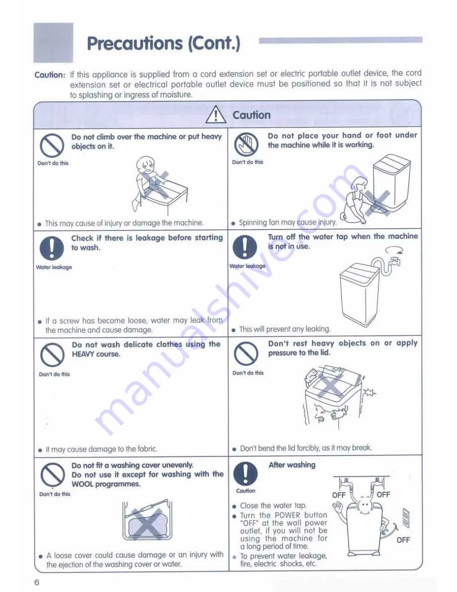 Hitachi SF-P90DJ User Manual Download Page 6