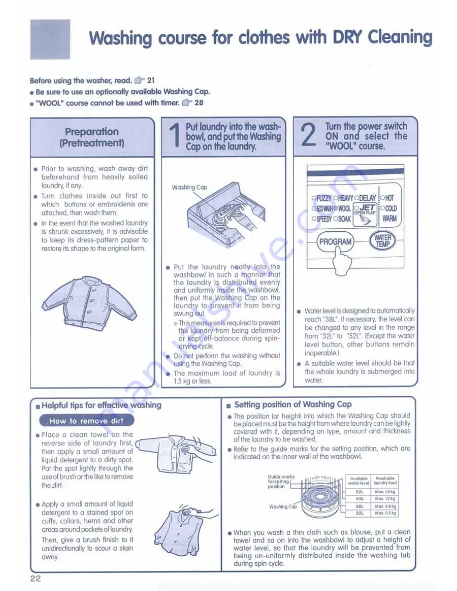 Hitachi SF-P90DJ User Manual Download Page 22