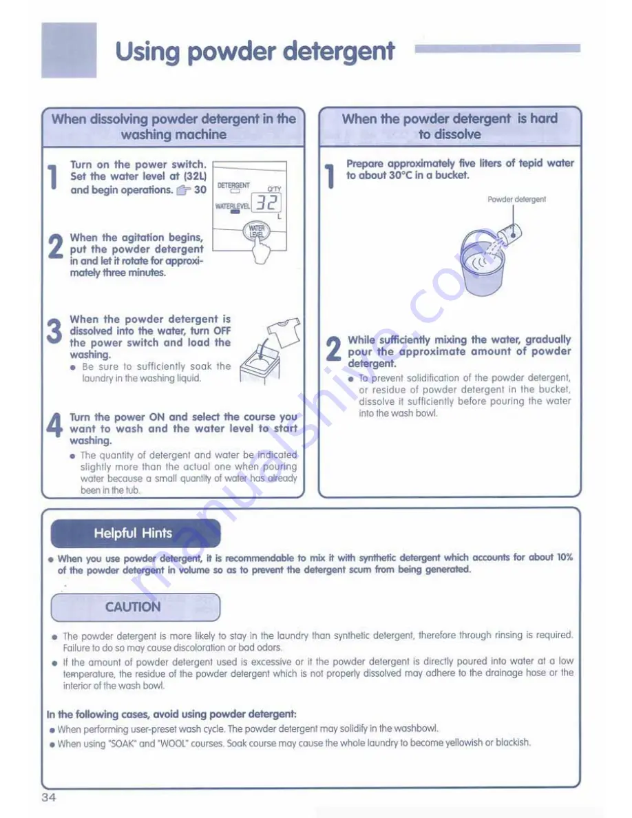 Hitachi SF-P90DJ User Manual Download Page 34