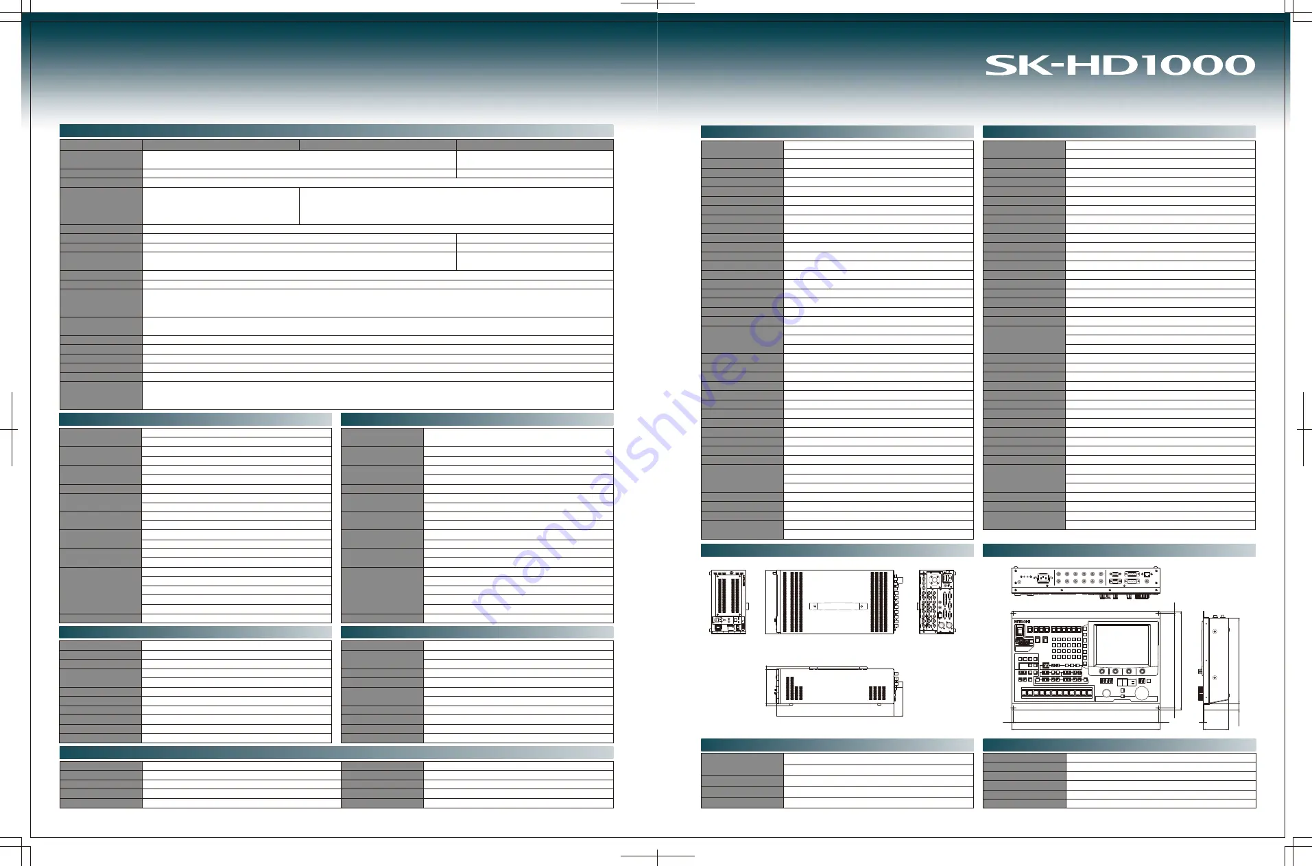 Hitachi SK-HD1000 Скачать руководство пользователя страница 11