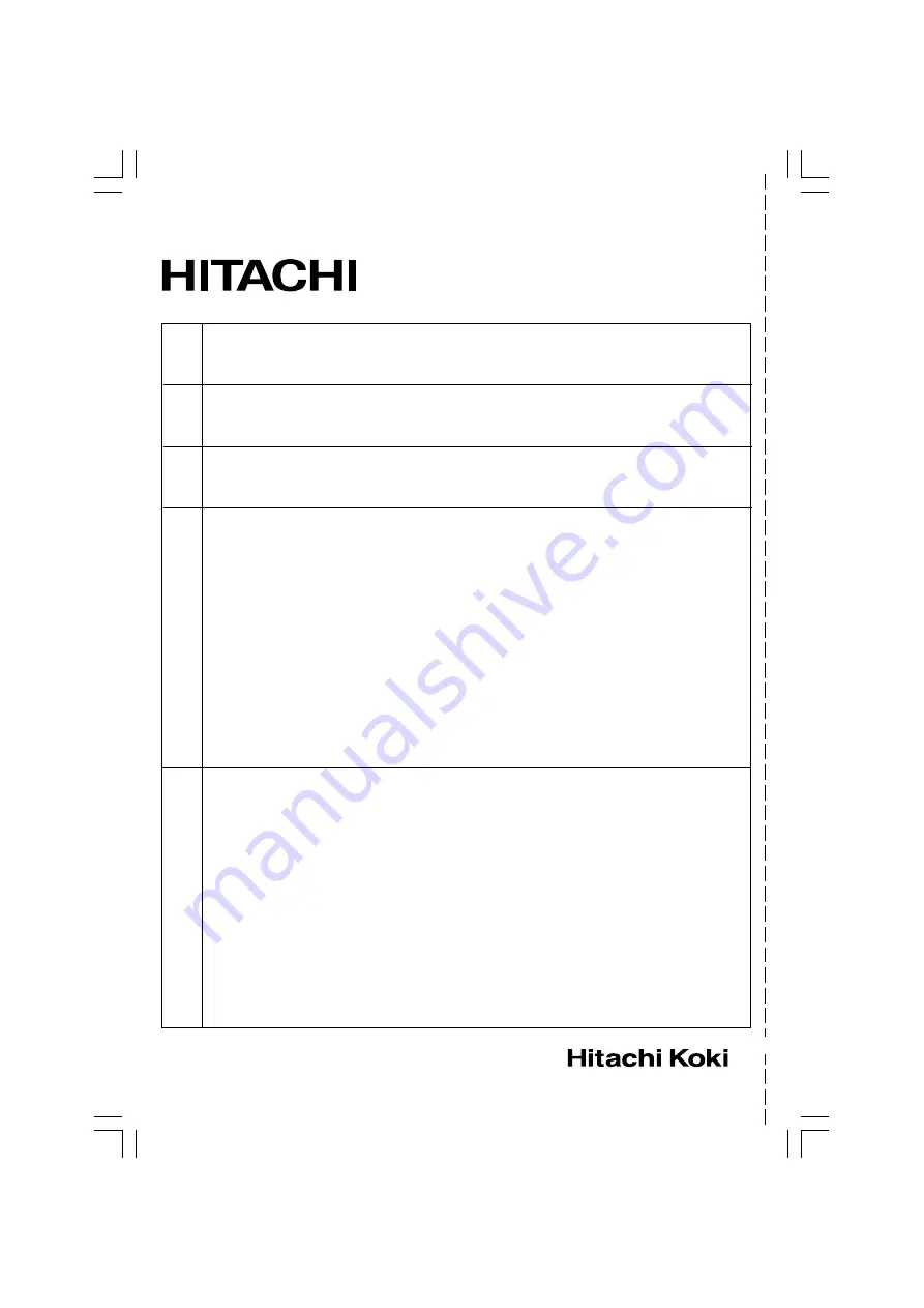 Hitachi SP 18SB Скачать руководство пользователя страница 48