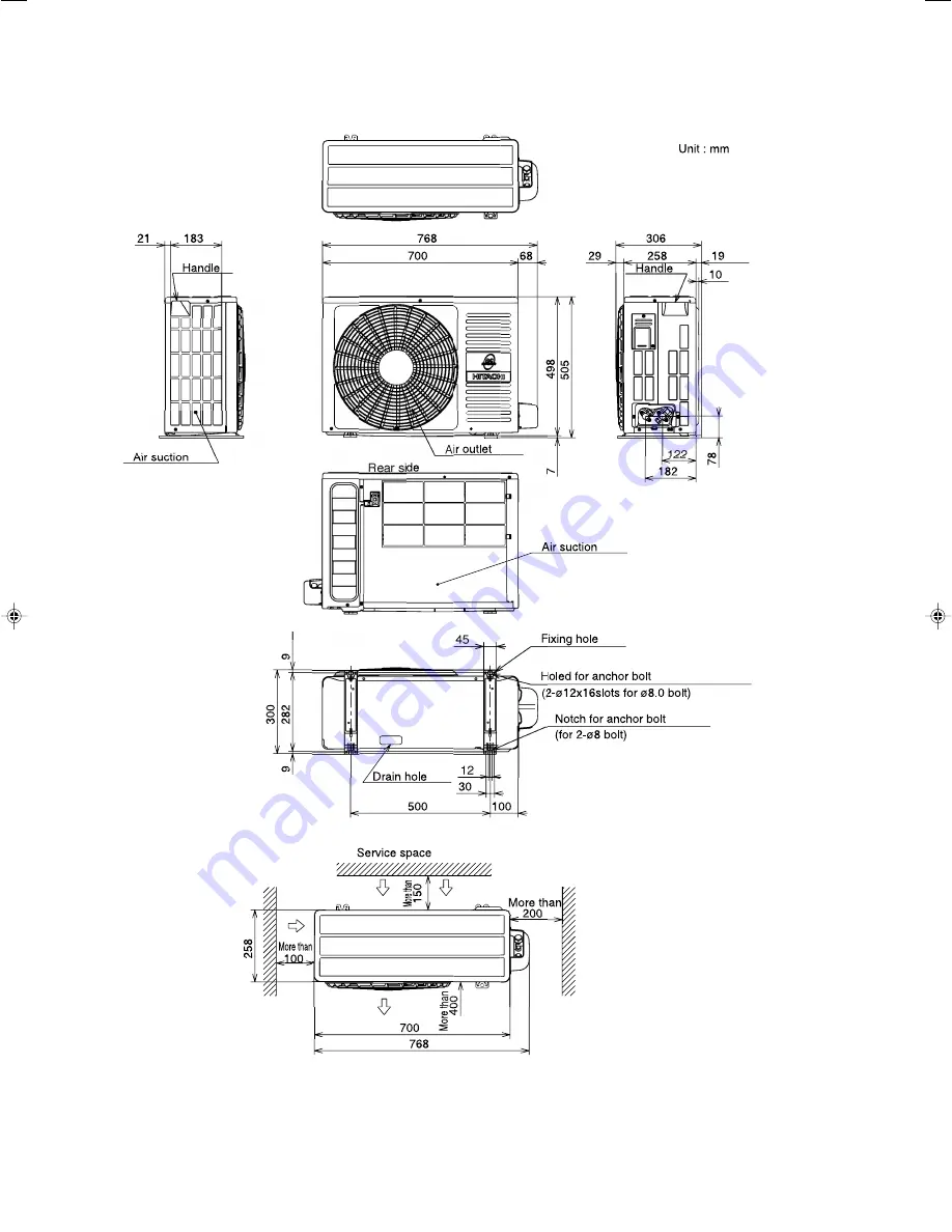 Hitachi Summit RAC-18YH6 Service Manual Download Page 18