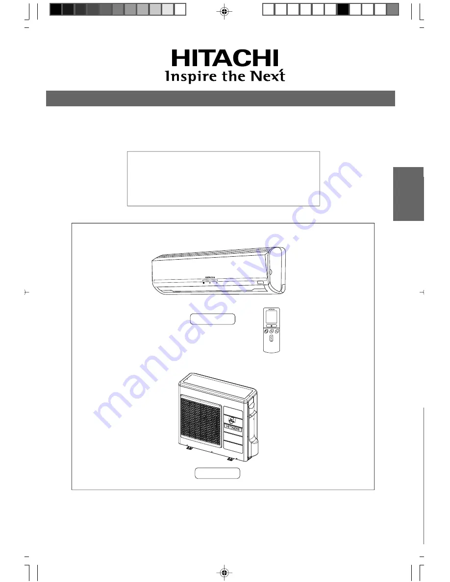 Hitachi Summit RAC-70YH5 User Manual Download Page 9