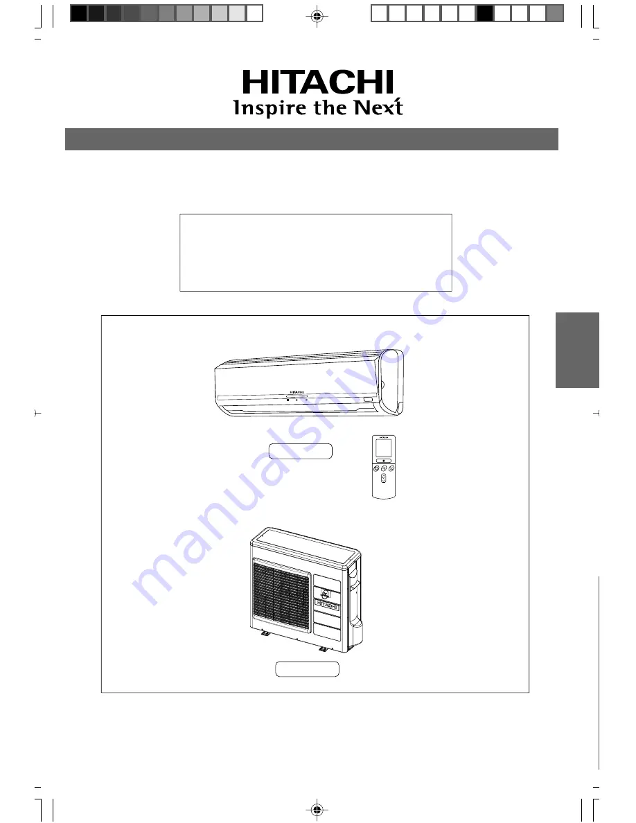 Hitachi Summit RAC-70YH5 User Manual Download Page 13