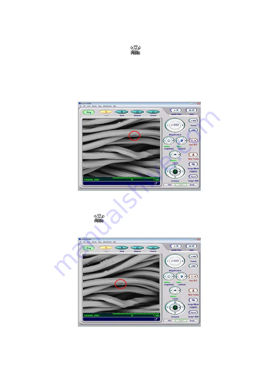 Hitachi TM3000 Instruction Manual Download Page 141