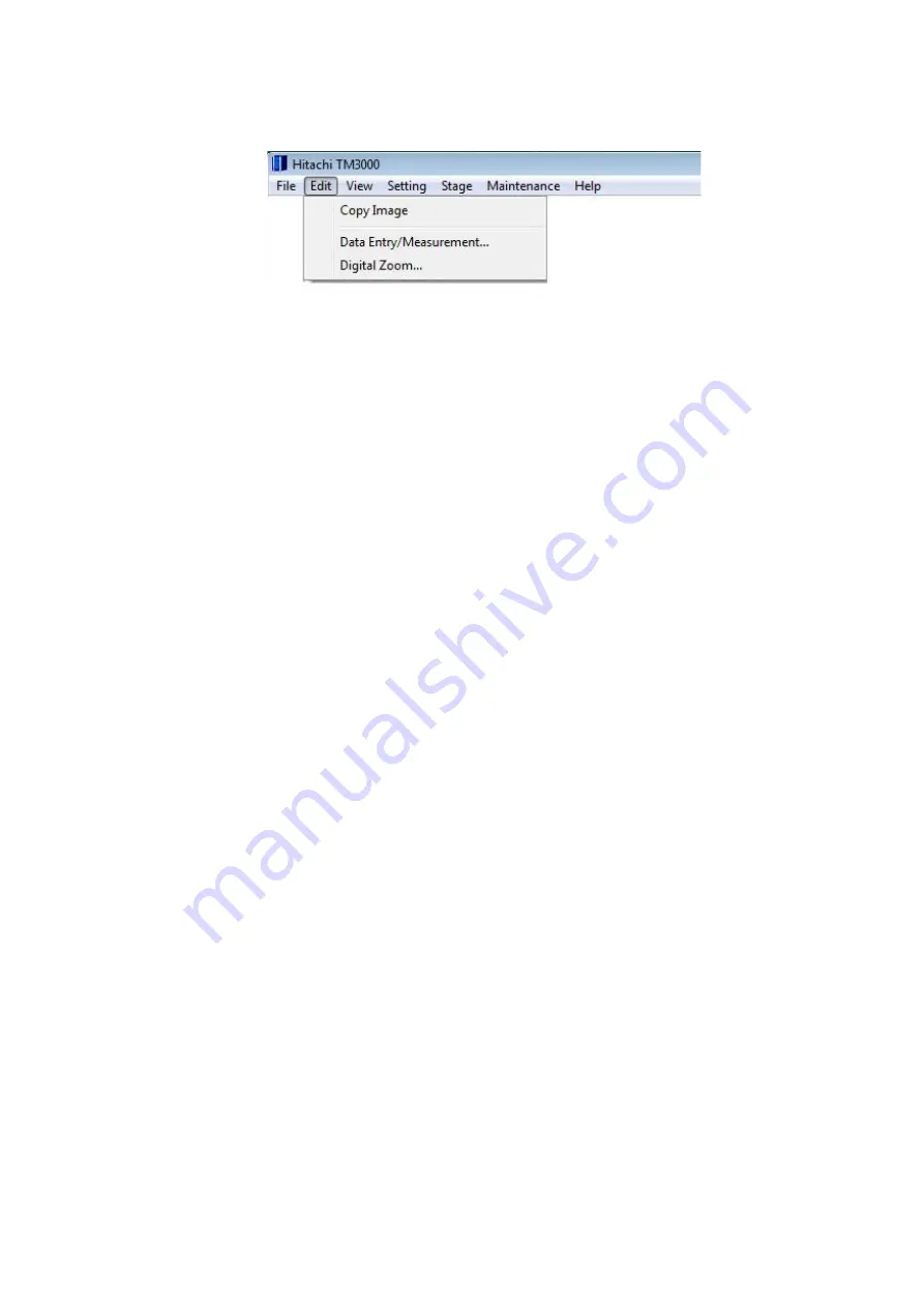 Hitachi TM3000 Instruction Manual Download Page 158