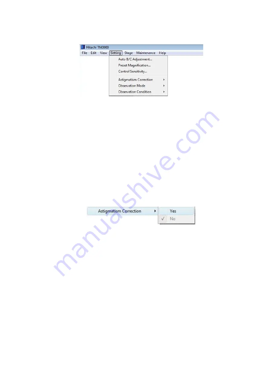 Hitachi TM3000 Instruction Manual Download Page 161