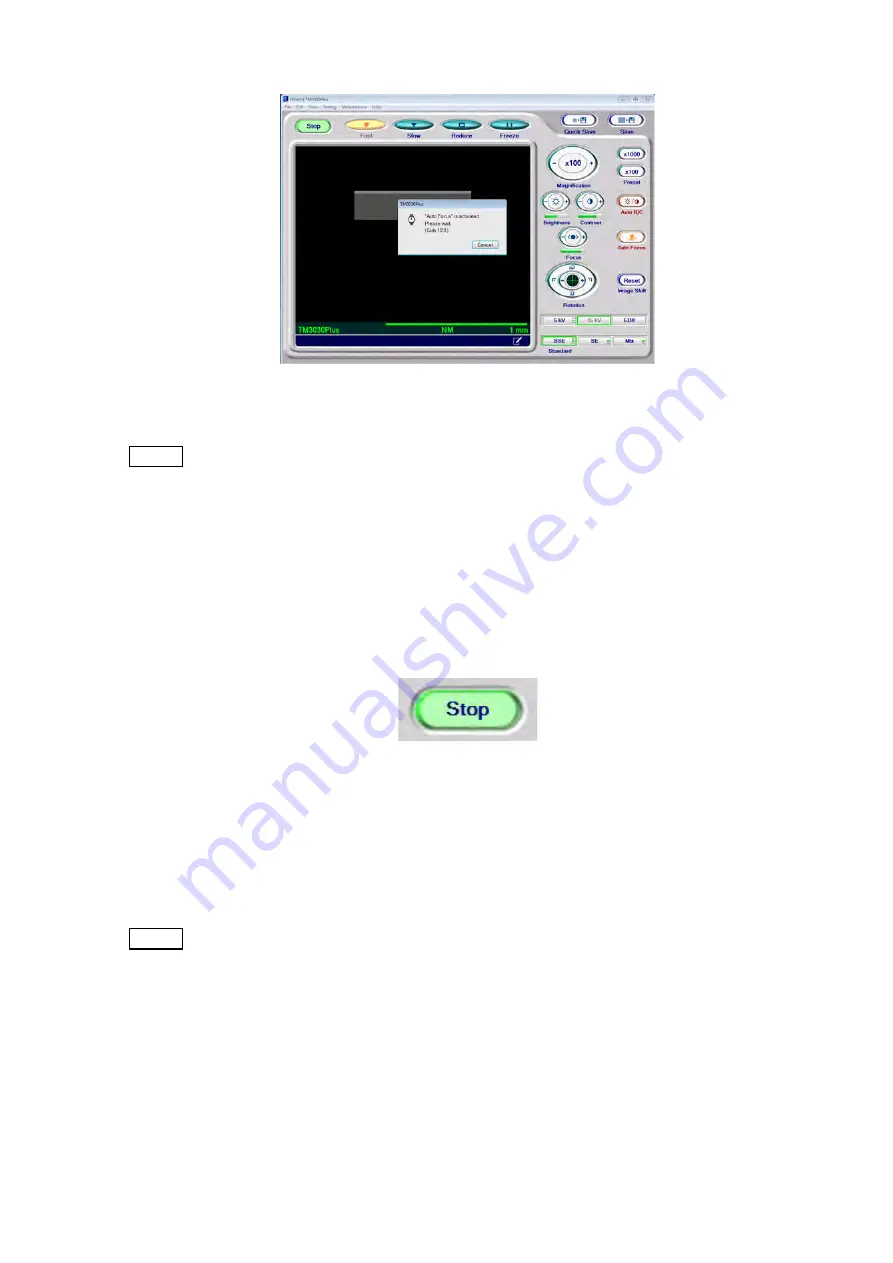 Hitachi TM3030 Plus Instruction Manual Download Page 184