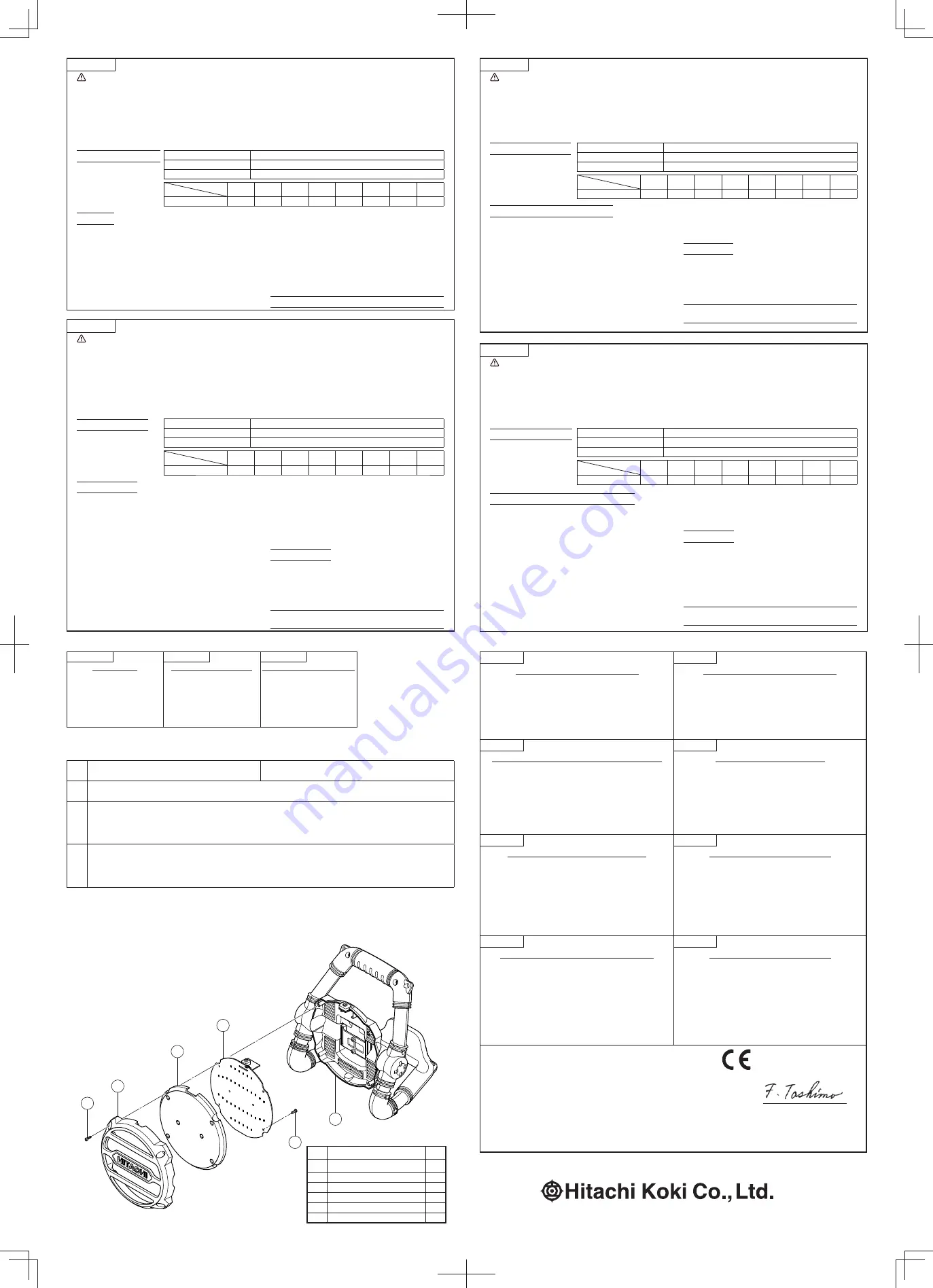 Hitachi UB 18DGL Instruction Manual Download Page 2