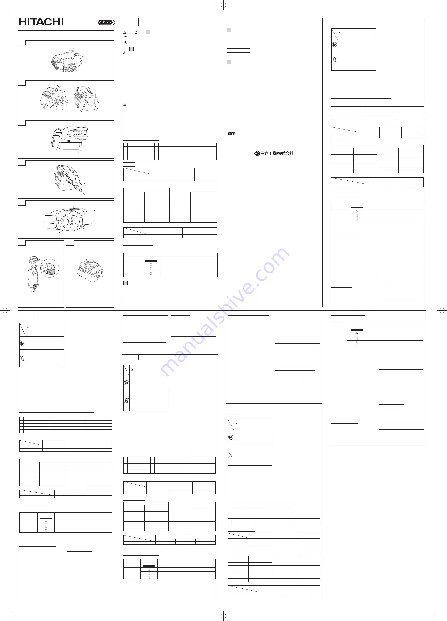 Hitachi UB 18DKL Instruction Manual Download Page 1