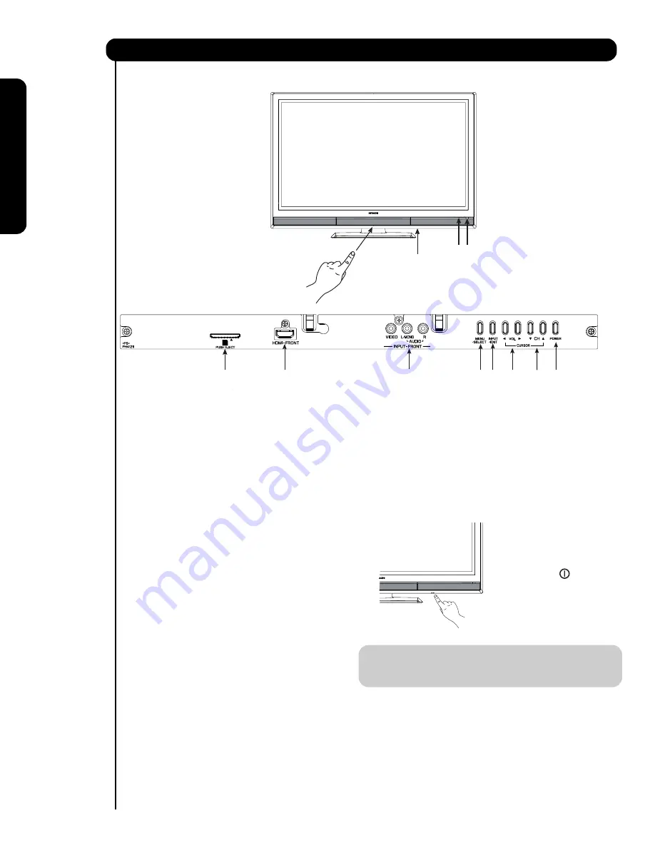 Hitachi Ultravision P50V701 Operating Manual Download Page 98