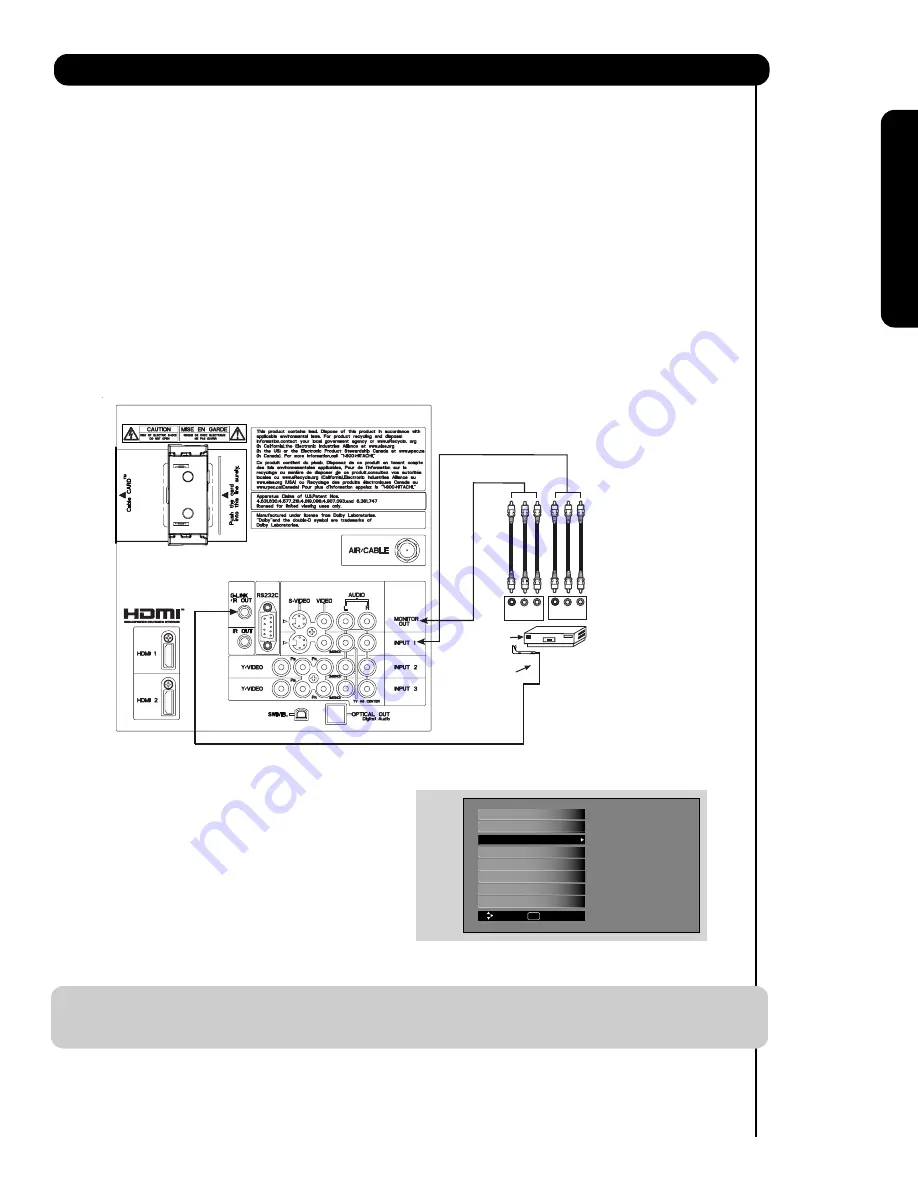 Hitachi Ultravision P50V701 Operating Manual Download Page 111