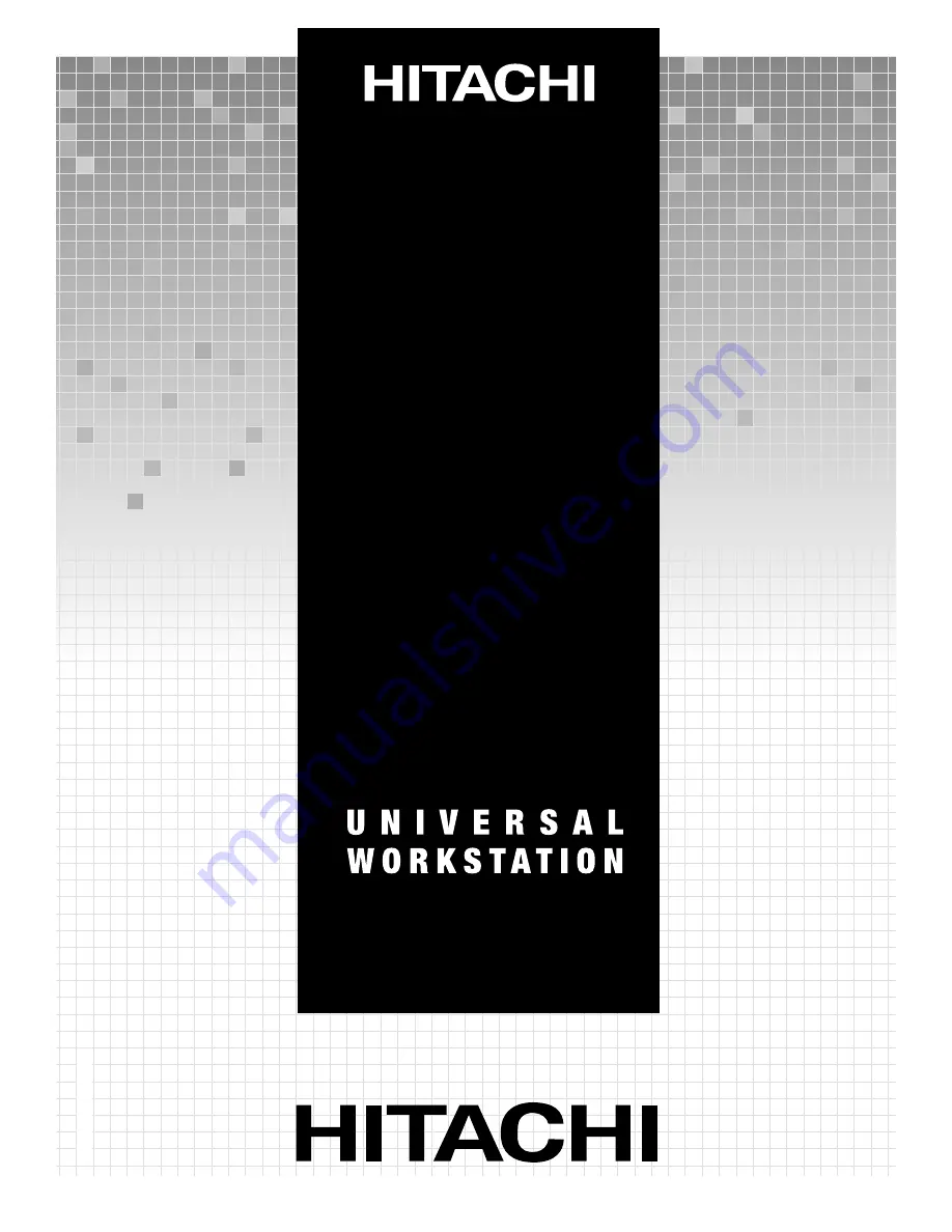 Hitachi Universal Workstation UU610cz Instruction Manual Download Page 12