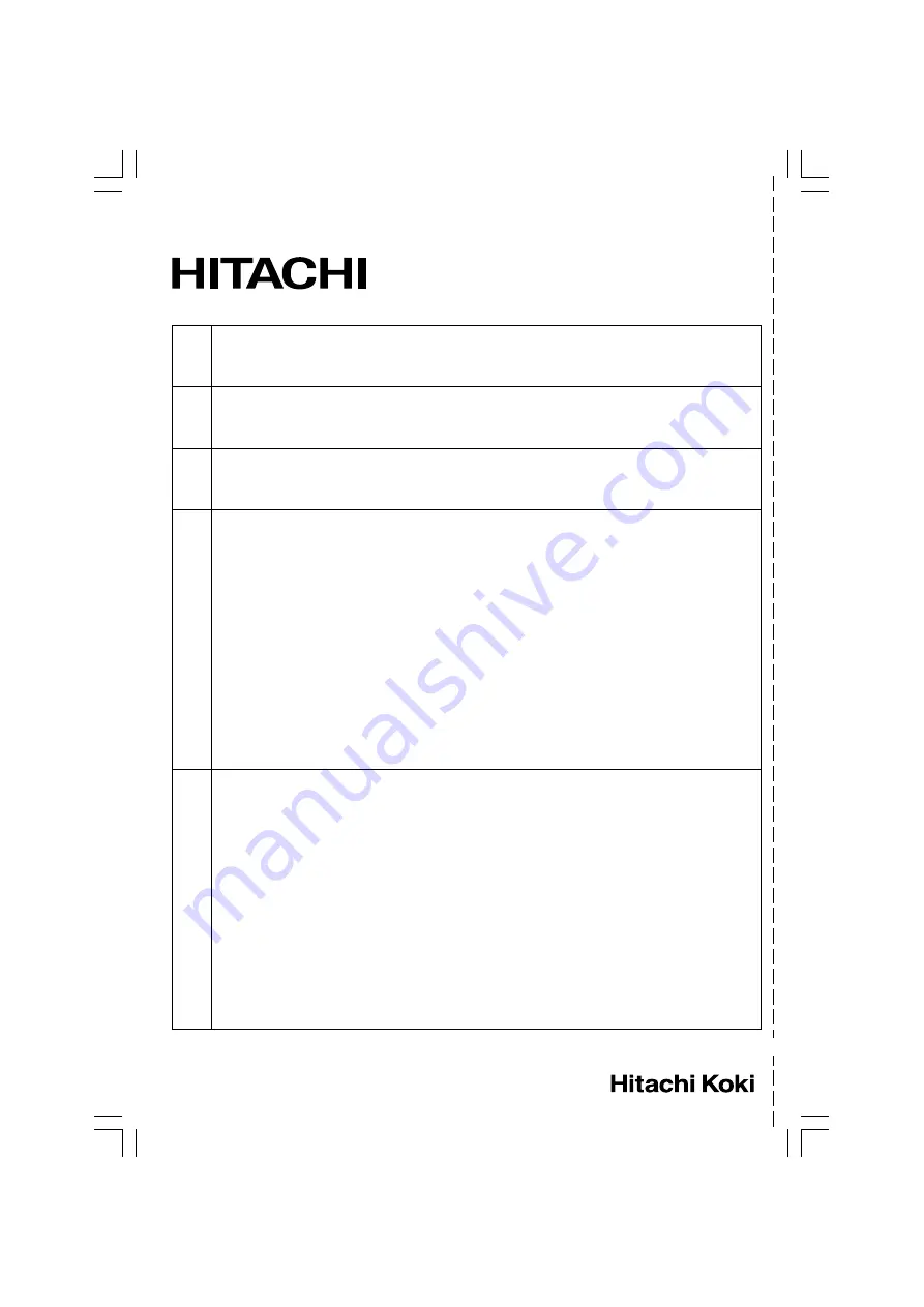 Hitachi UT 8V Handling Instructions Manual Download Page 16