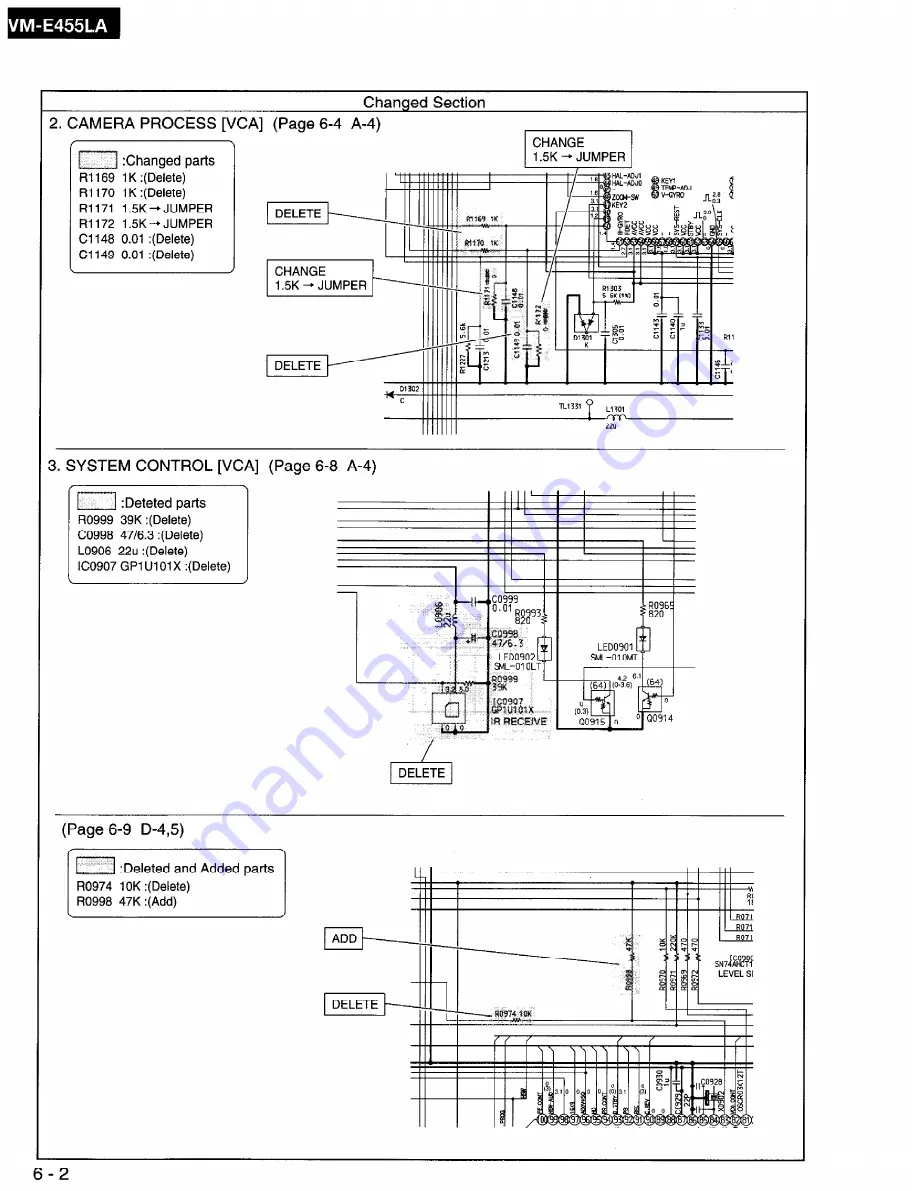 Hitachi VM-E455LA Service Manual Download Page 28