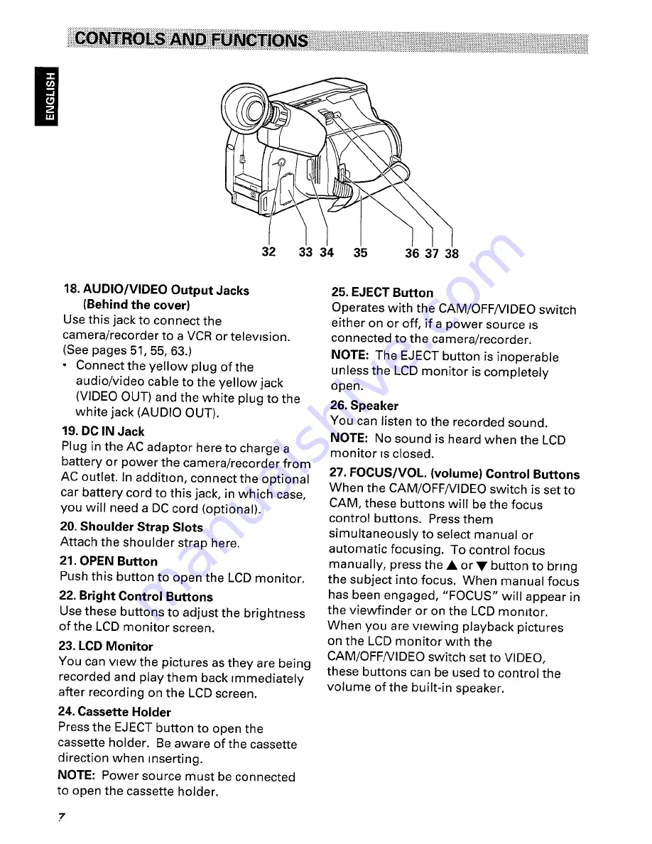 Hitachi VM-E555LE Instruction Manual Download Page 8