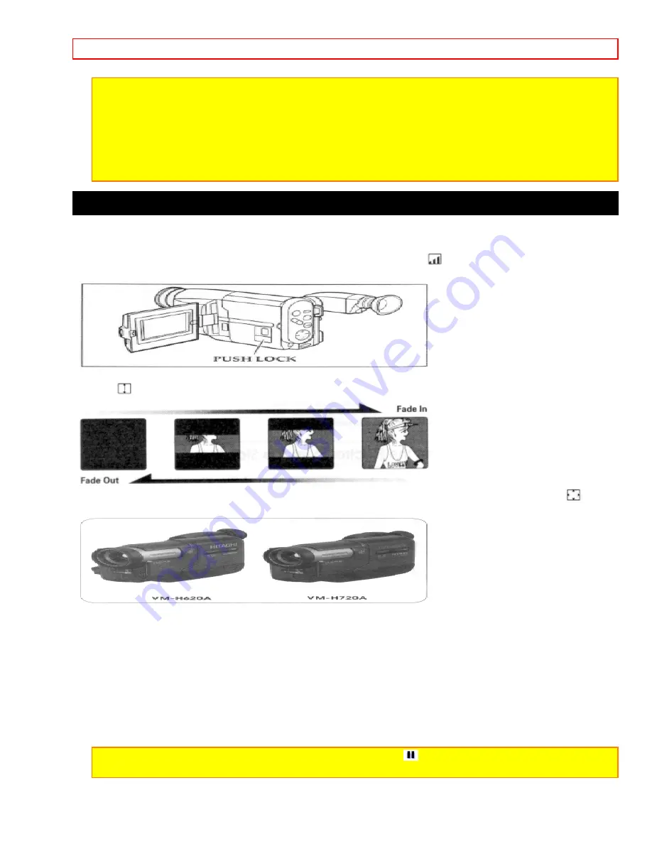 Hitachi VME-625LA - Camcorder Скачать руководство пользователя страница 34