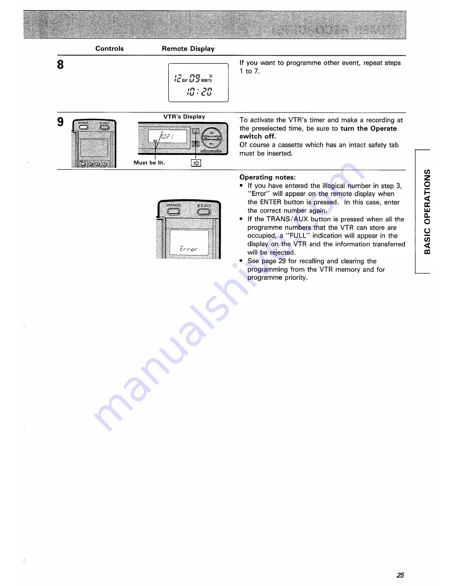 Hitachi VT-F250E Instruction Manual Download Page 25