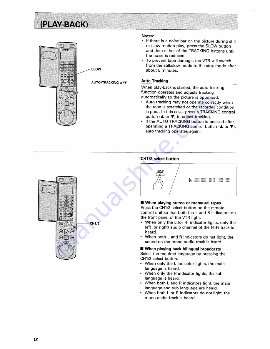 Hitachi VT-F350E Instruction Manual Download Page 18