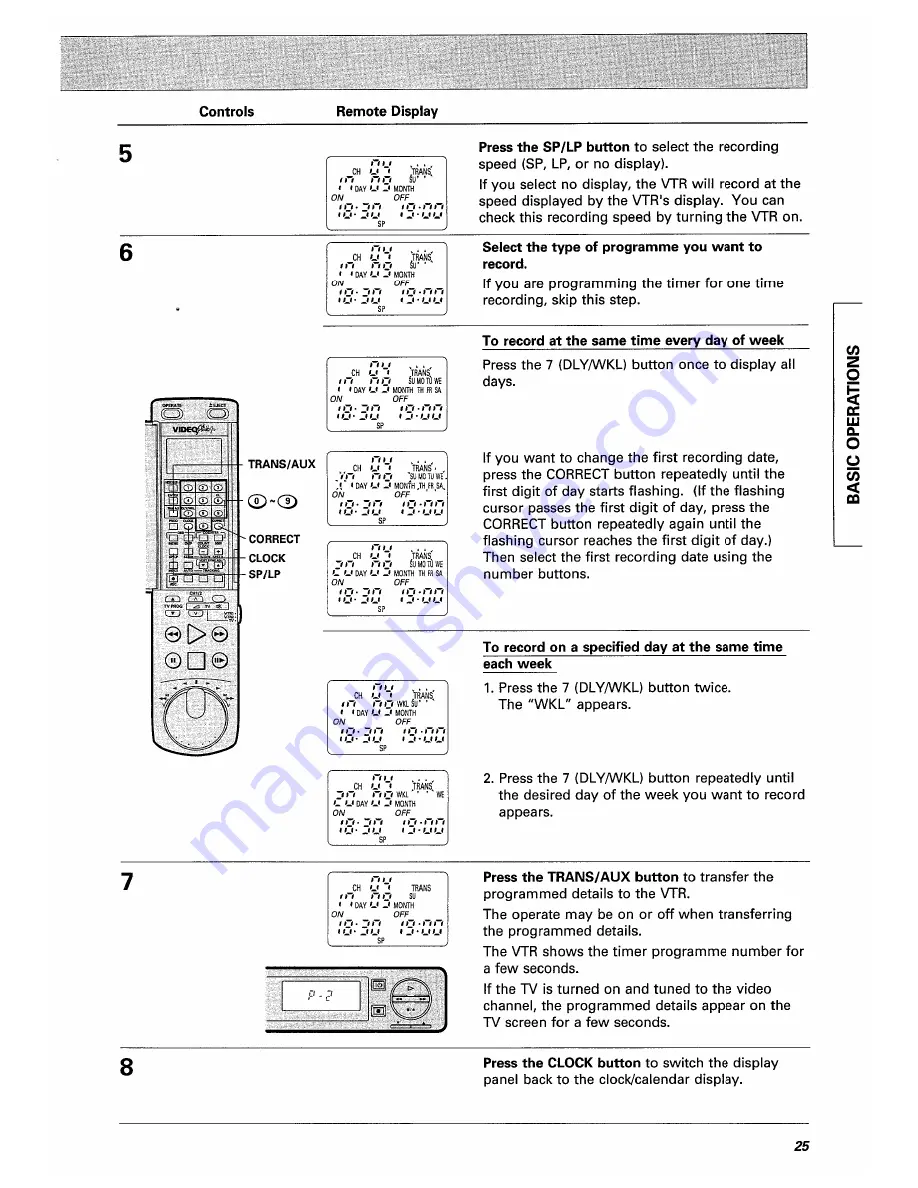 Hitachi VT-F350E Instruction Manual Download Page 25