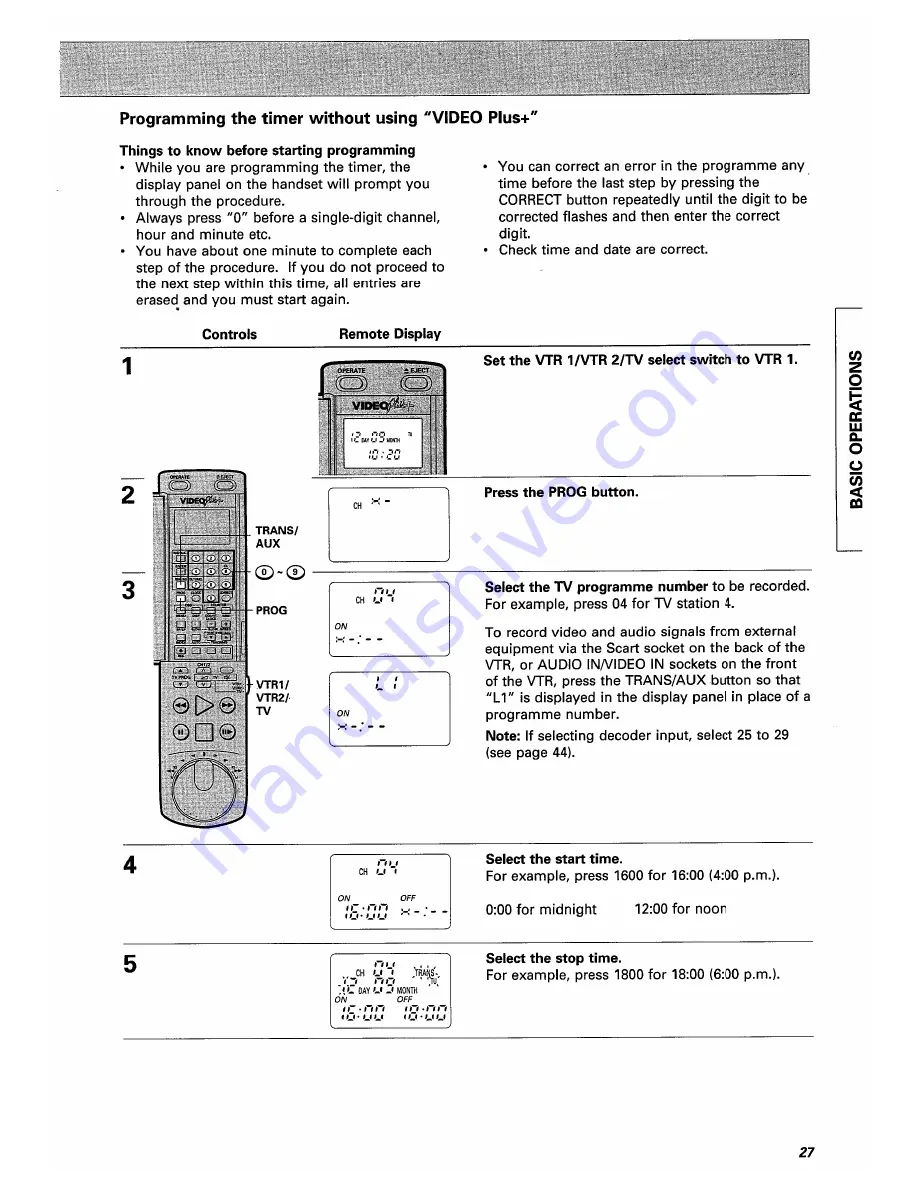 Hitachi VT-F350E Instruction Manual Download Page 27