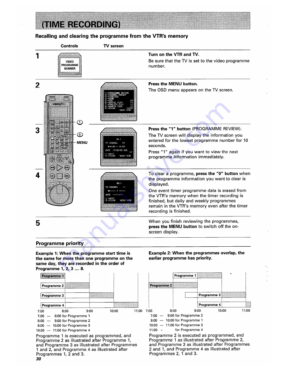 Hitachi VT-F350E Instruction Manual Download Page 30