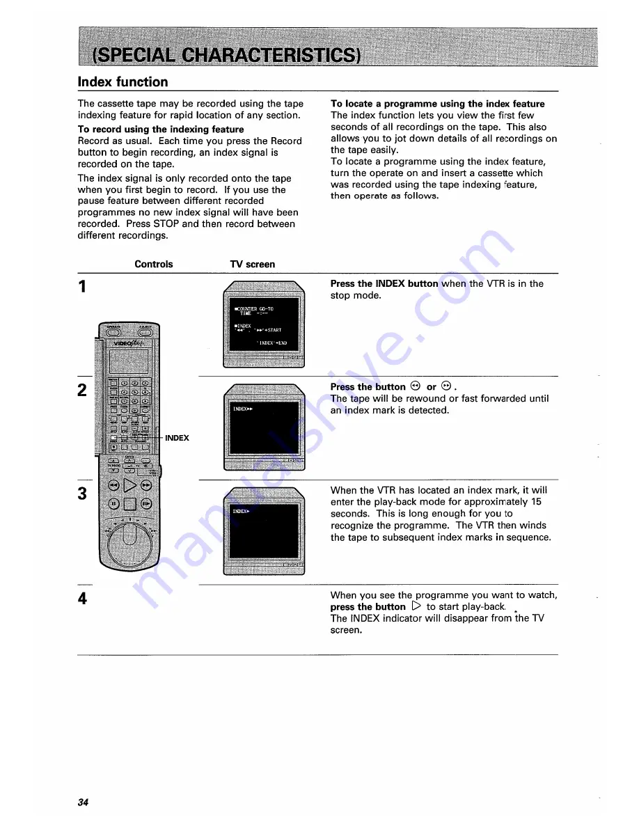 Hitachi VT-F350E Instruction Manual Download Page 34