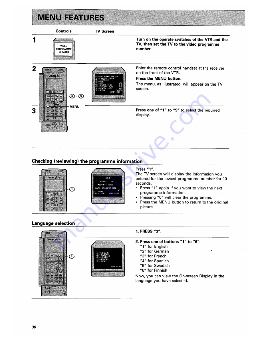 Hitachi VT-F350E Instruction Manual Download Page 36