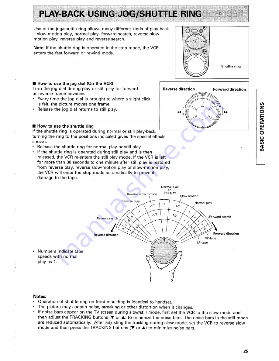 Hitachi VT-F660E Instruction Manual Download Page 25