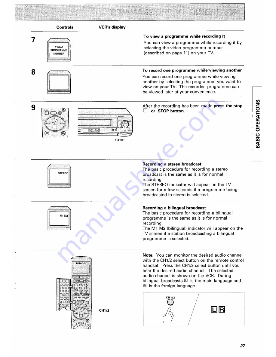 Hitachi VT-F660E Скачать руководство пользователя страница 27