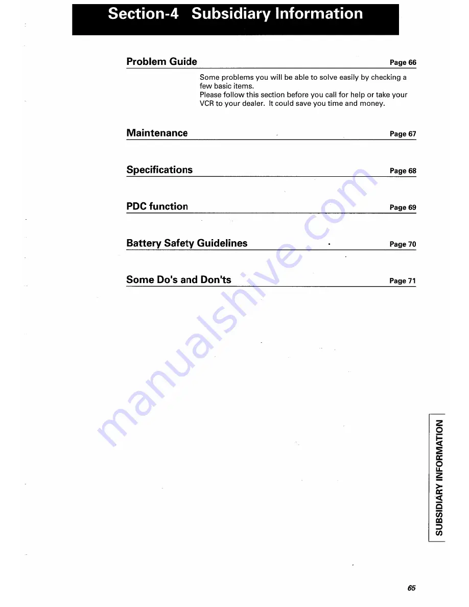 Hitachi VT-F660E Instruction Manual Download Page 65