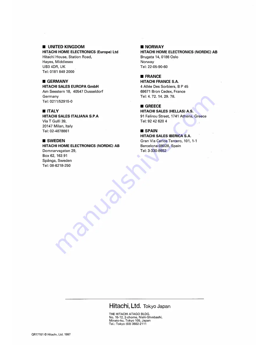 Hitachi VT-F660E Instruction Manual Download Page 78