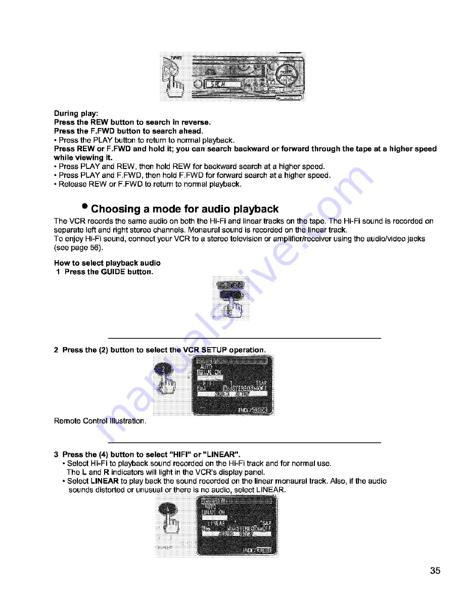 Hitachi VT-FX631A Owner'S Manual Download Page 35